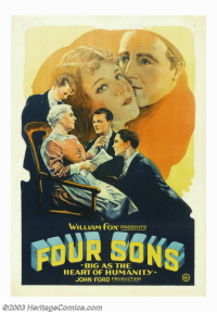 WILLIAM FOX PRESENTS [FOUR SONS] BIG AS THE HEART OF HUMANITY~ JOHN FORO PRODUCTION