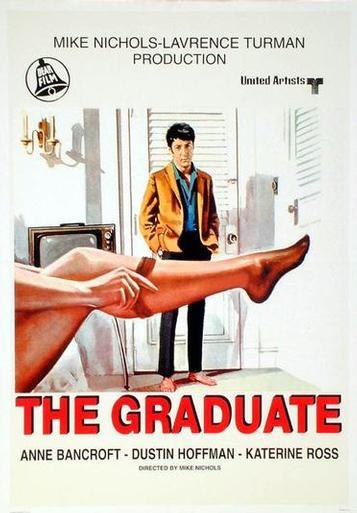 NIKE NICHOLS-LAVRENCE TURMAN PRODUCTION Umted Aplists THE GRADUATE ANNE BANCROFT-DUSTIN HOFFMAN-KATERINE ROSS