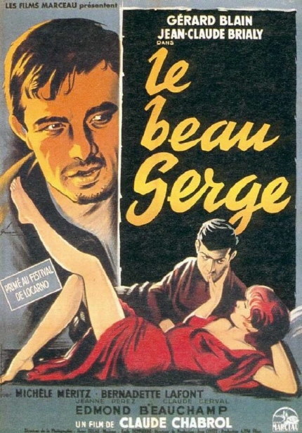 LES FILMS MARCEAU Prsenctent GERARD BLAIN JEAN CLAUDE BRIALY le beau serge|MICHELE MERITZ BERNADETTE LAFONT EDMOND BEAUCHAMP UNFILM DE CLAUDE CHABORL