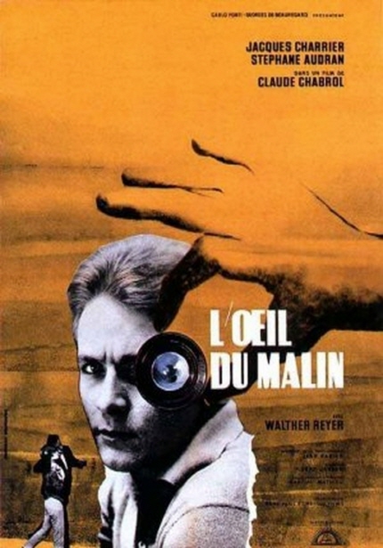 JACQUES CHARRIER STEPHANE AUDRAN CLAUDE CHABROL L'OEIL DU MALIN WALTER REYER