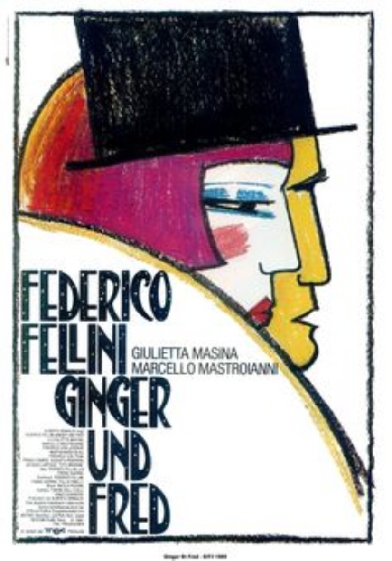 FEDERICO FELLINI GINGER UND FRED GIULIETTA MASANA MARCELLO MASTROIANNI