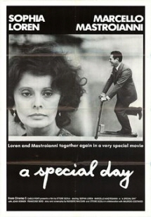 SOPHIA LOREN MARCELLO MASTROIANNI Loren and Mastrioianni together anain in a very special movie a special day