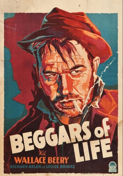 [BEGGARS of LIFE] with WALLACE BEERY RICHARD ARLEN and LOUISE BROOKS