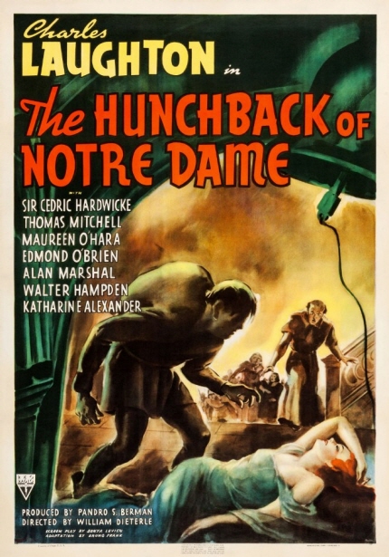chances LAUGHTON in The HUNCHBACK OF NOTRE DAME SIR CEDRIC HARDWICKE THOMAS MITCHELL MAUREEN O HARA EDMOND O BRIEN ALAN MARSHAL WALTER HAMPDEN KATHRINE ALEXANDER