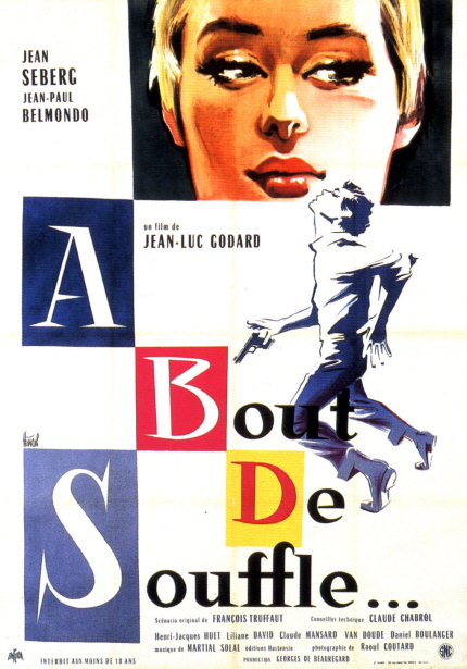 Jean Seberg Jean Paul Belmondo Jean Luc Godaro About de Souffle