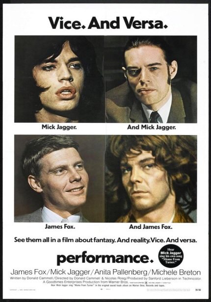 Vice. And Versa. Mick Jagger And Mick Jagger James Fox And James Fox see them all in a film about fantasy and reality Vice And Versa Performance.