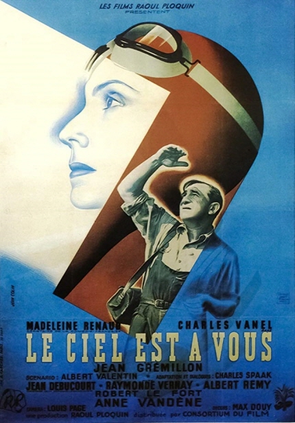 프랑스 시적 리얼리즘 상영작 <창공은 당신의 것> 포스터 이미지