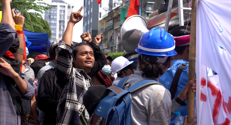 (2022 BIKY)미얀마의 봄-파둑 혁명(인디+) 스틸 컷