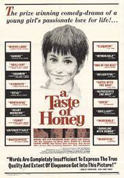 키친 싱크대의 시대, 영국 뉴웨이브 상영작 <테이스트 오브 허니> 포스터