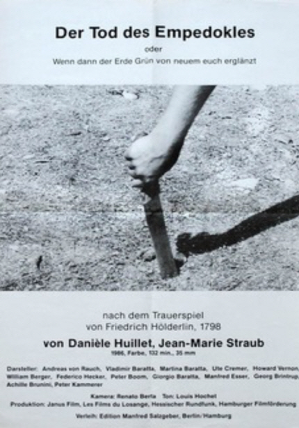 Der Tod des Empedokles von Daniele Huillet Jean-Marie Straub