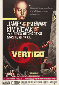 JAMES STEWART KIM NOVAK IN ALFRED HITCHCOCK'S MASTERPIECE|VERTIGO
